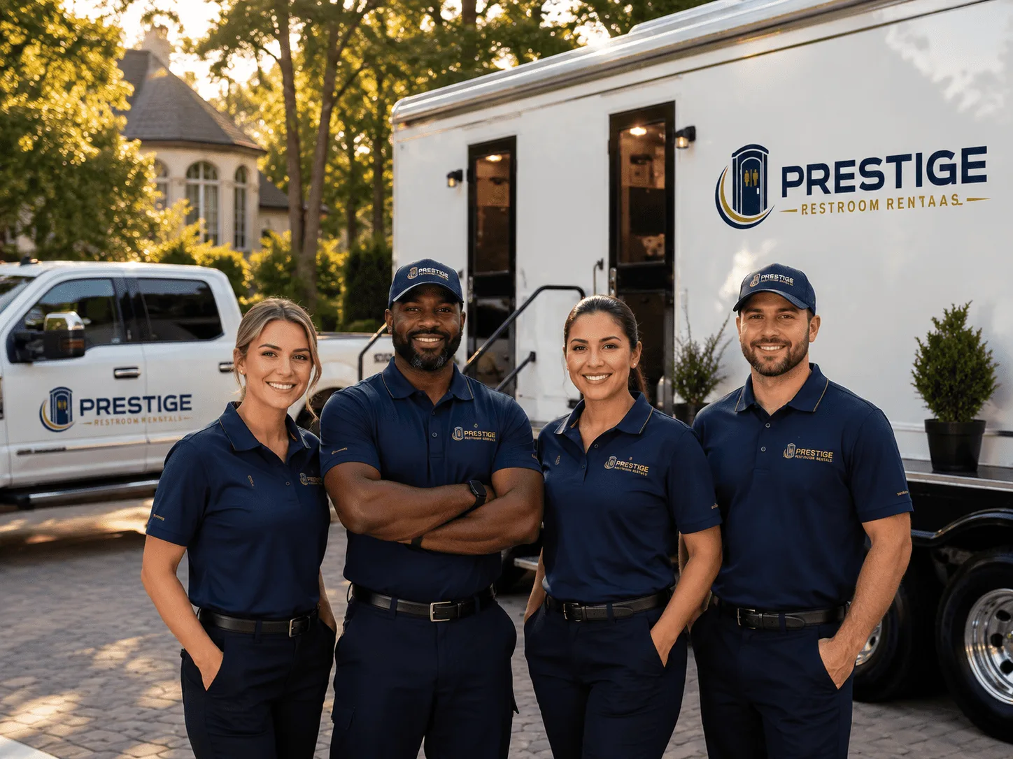 Trusted Luxury Portable Restrooms company in Mcdermott, OH